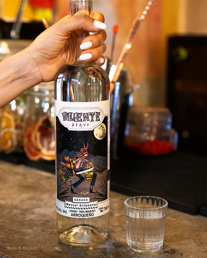Mezcal Artesanal de Oaxaca Valiente Bravo Arroqueño 750 ml