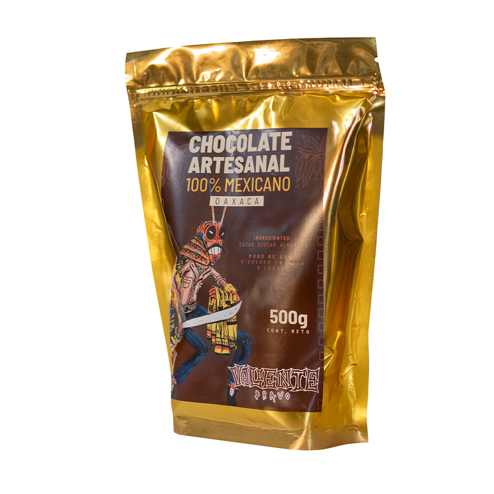 Chocolate Gourmet Artesanal Oaxaqueño Valiente Bravo 500g