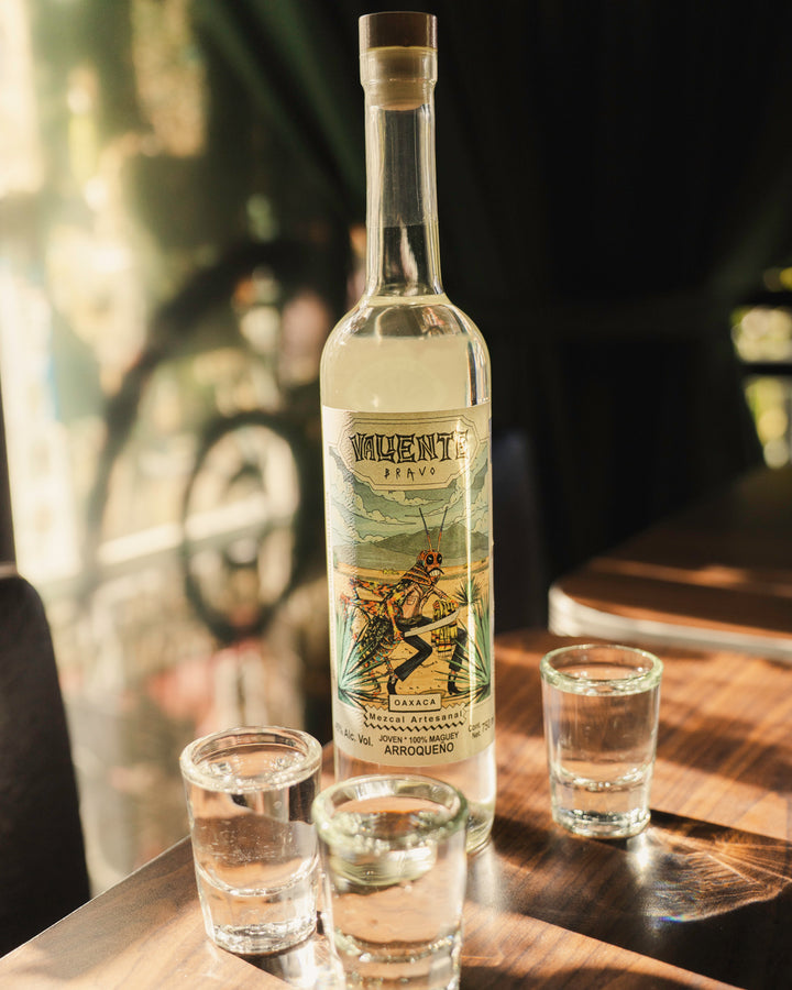 Mezcal Artesanal de Oaxaca Valiente Bravo Arroqueño 750 ml