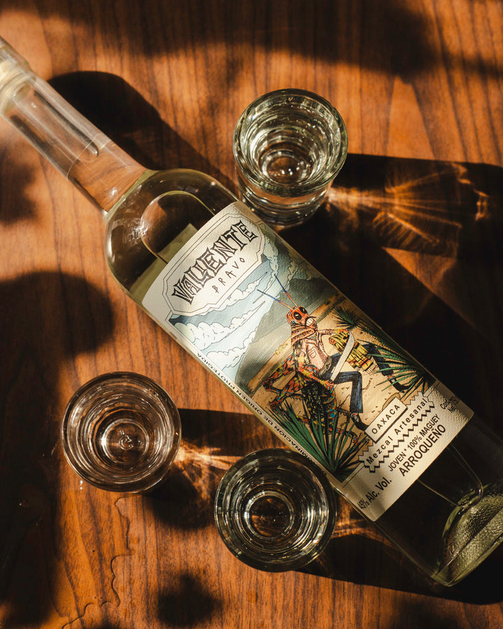 Mezcal Artesanal de Oaxaca Valiente Bravo Arroqueño 750 ml