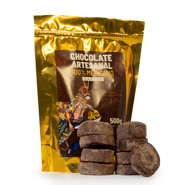 Chocolate Gourmet Artesanal Oaxaqueño Valiente Bravo 500g