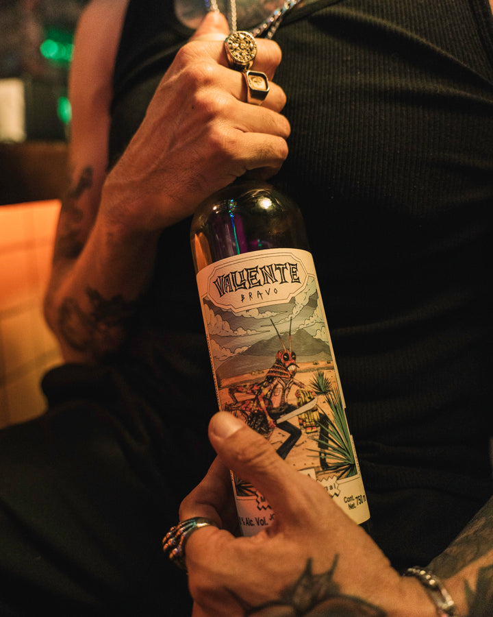 Mezcal Artesanal de Oaxaca Valiente Bravo Espadín 750 ml