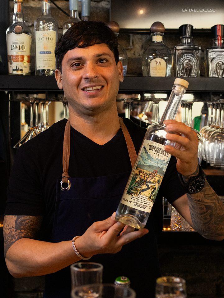 Mezcal Artesanal de Oaxaca Valiente Bravo Arroqueño 750 ml