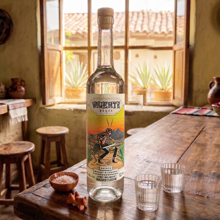 Mezcal Artesanal de Oaxaca Valiente Bravo Madre Cuishe 750 ml