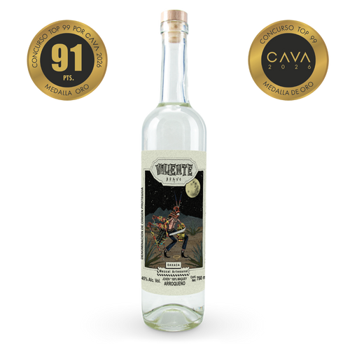 Mezcal Artesanal de Oaxaca Valiente Bravo Arroqueño 750 ml