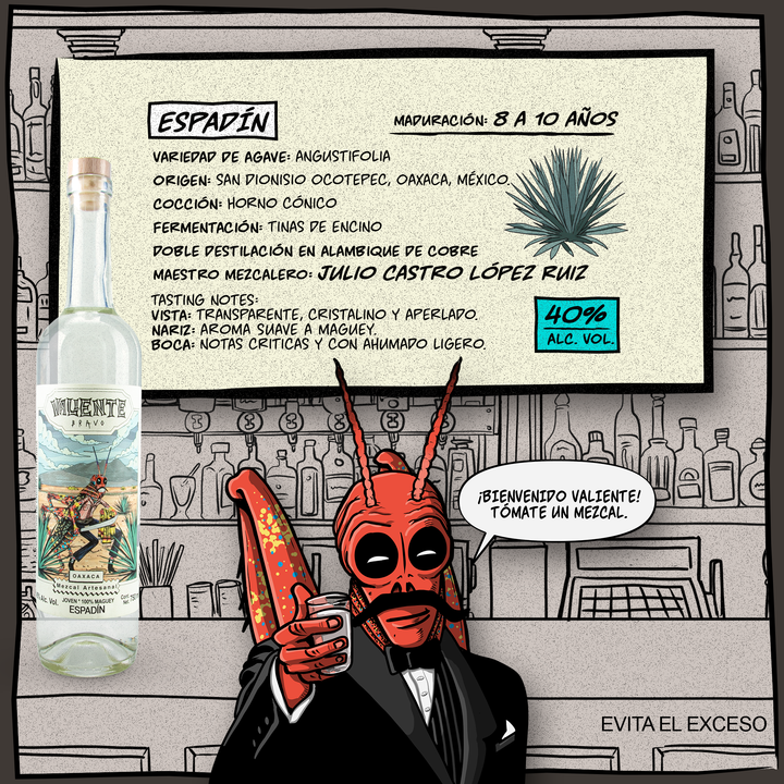 Kit Mezcalero Epadin + Arroqueño + 2 Sal de gusano + Playera Valiente Bravo