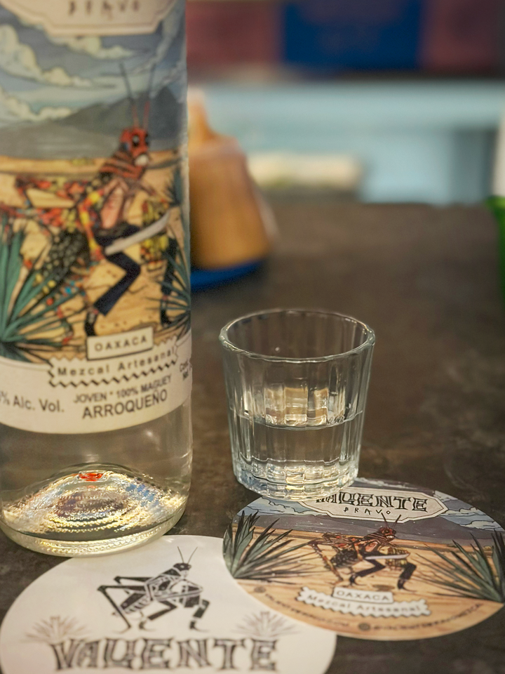 Mezcal Artesanal de Oaxaca Valiente Bravo Arroqueño 750 ml