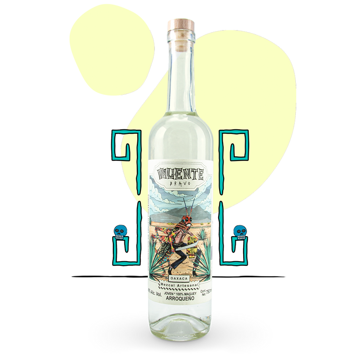 Mezcal Artesanal de Oaxaca Valiente Bravo Arroqueño 750 ml