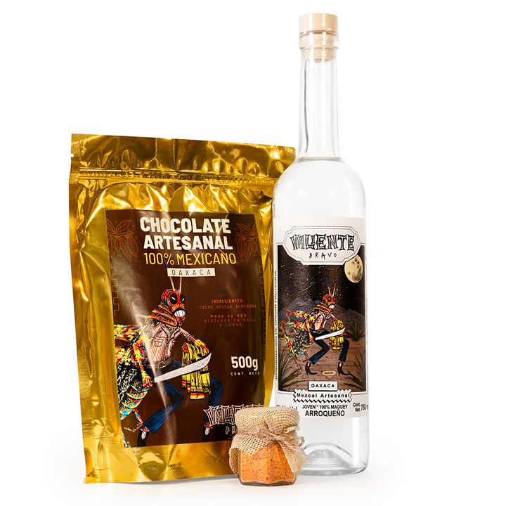 Arroqueño Mezcal Kit + 1 Worm Salt + Oaxacan Chocolate