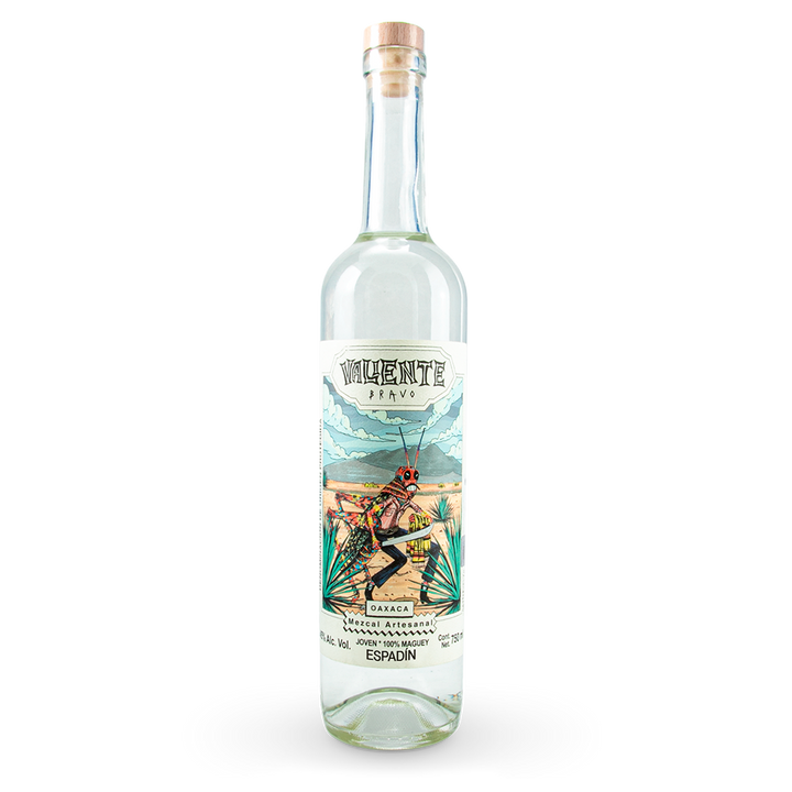 Mezcal Artesanal de Oaxaca Valiente Bravo Espadín 750 ml